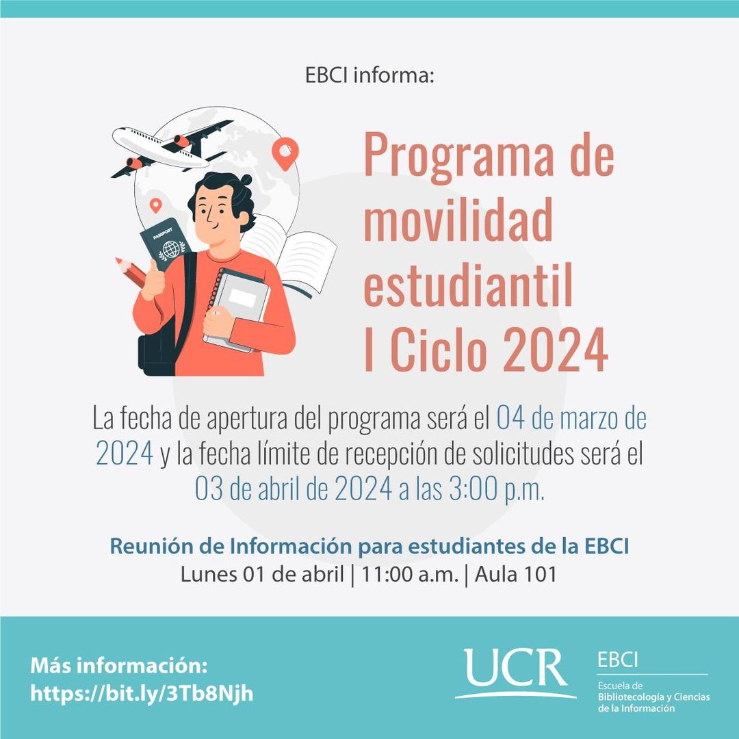 Programa de movilidad estudiantil I Ciclo 2024