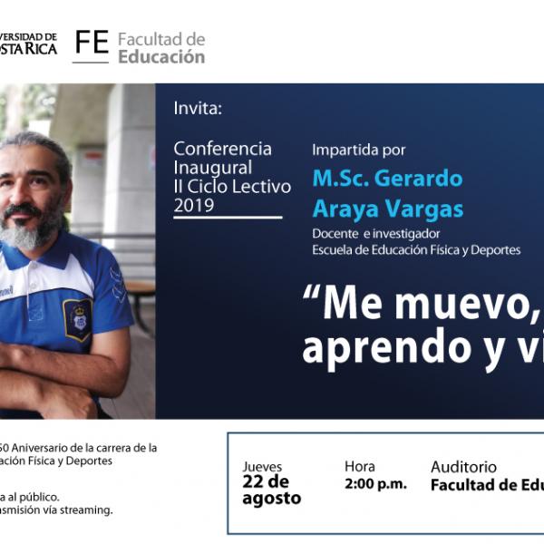 Clase inaugural Facultad de EducaciónII Ciclo 2019: