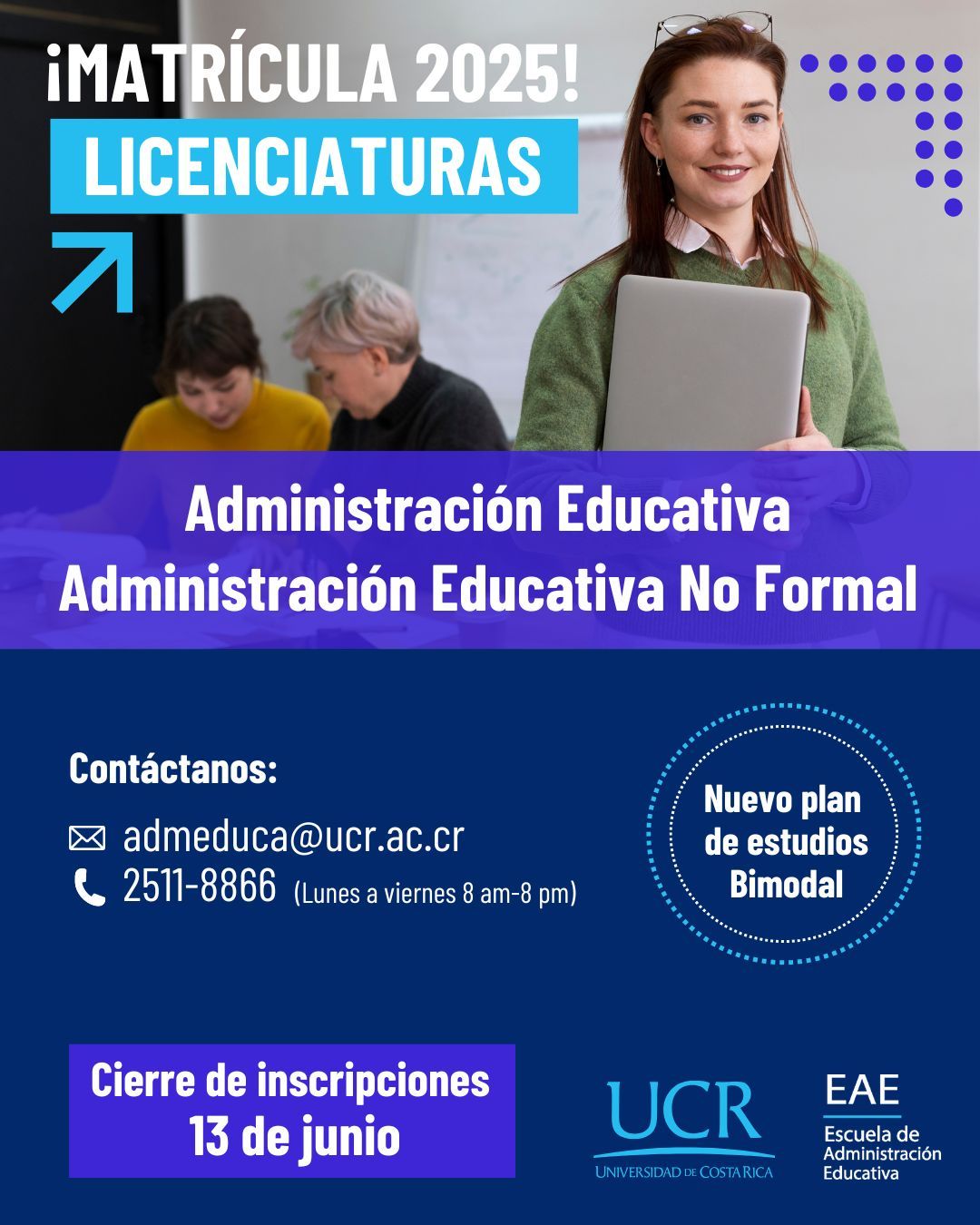 Matrícula abierta: Licenciaturas EAE