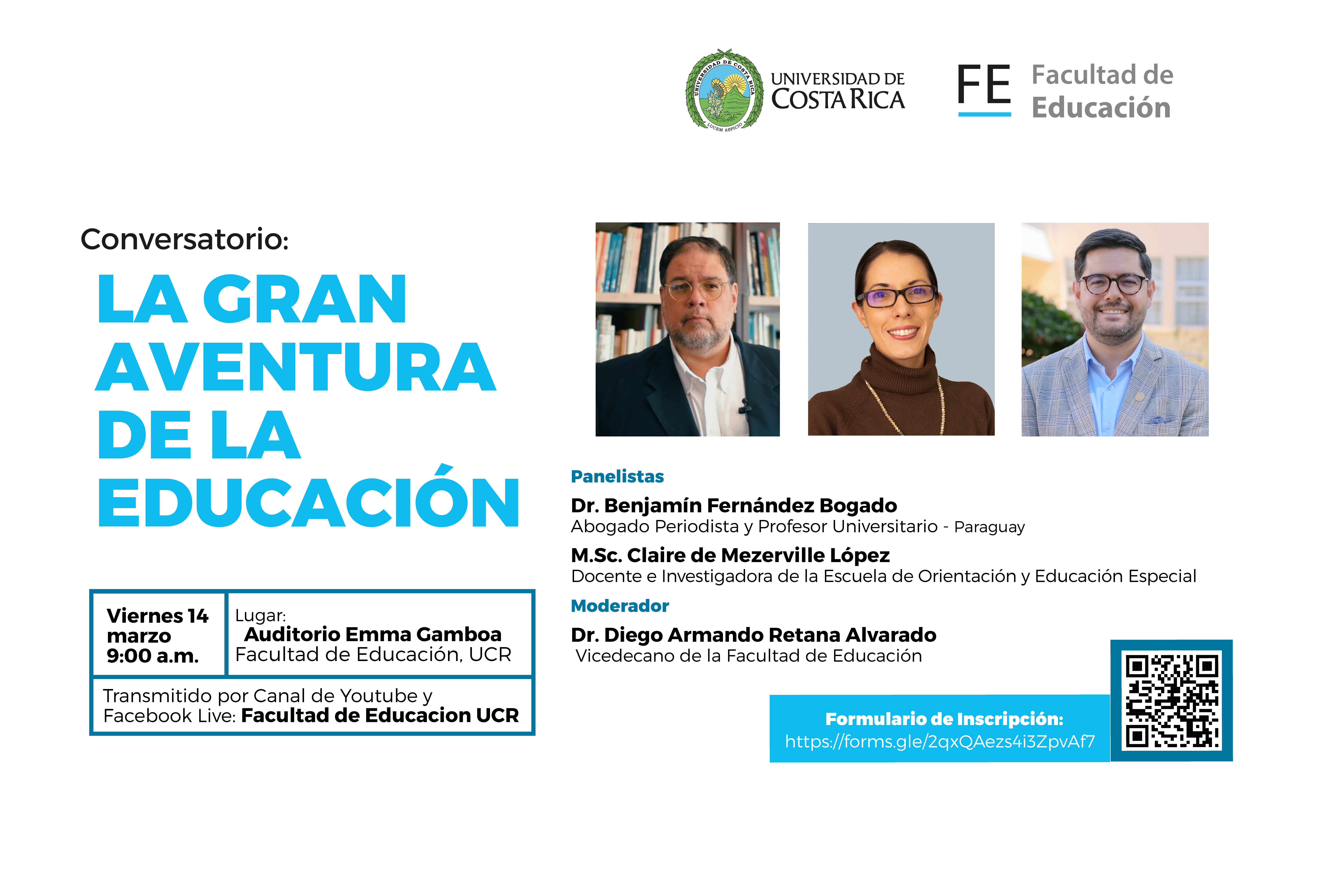 Conversatorio: La gran aventura de la Educación