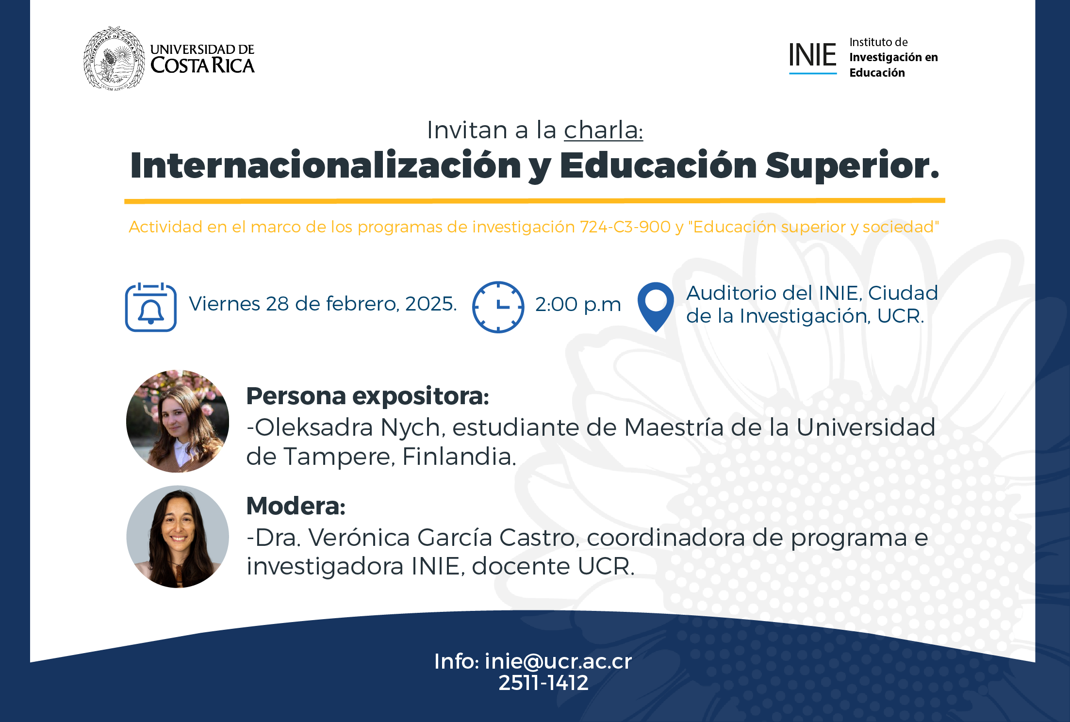 Charla: Internacionalización y Educación Superior