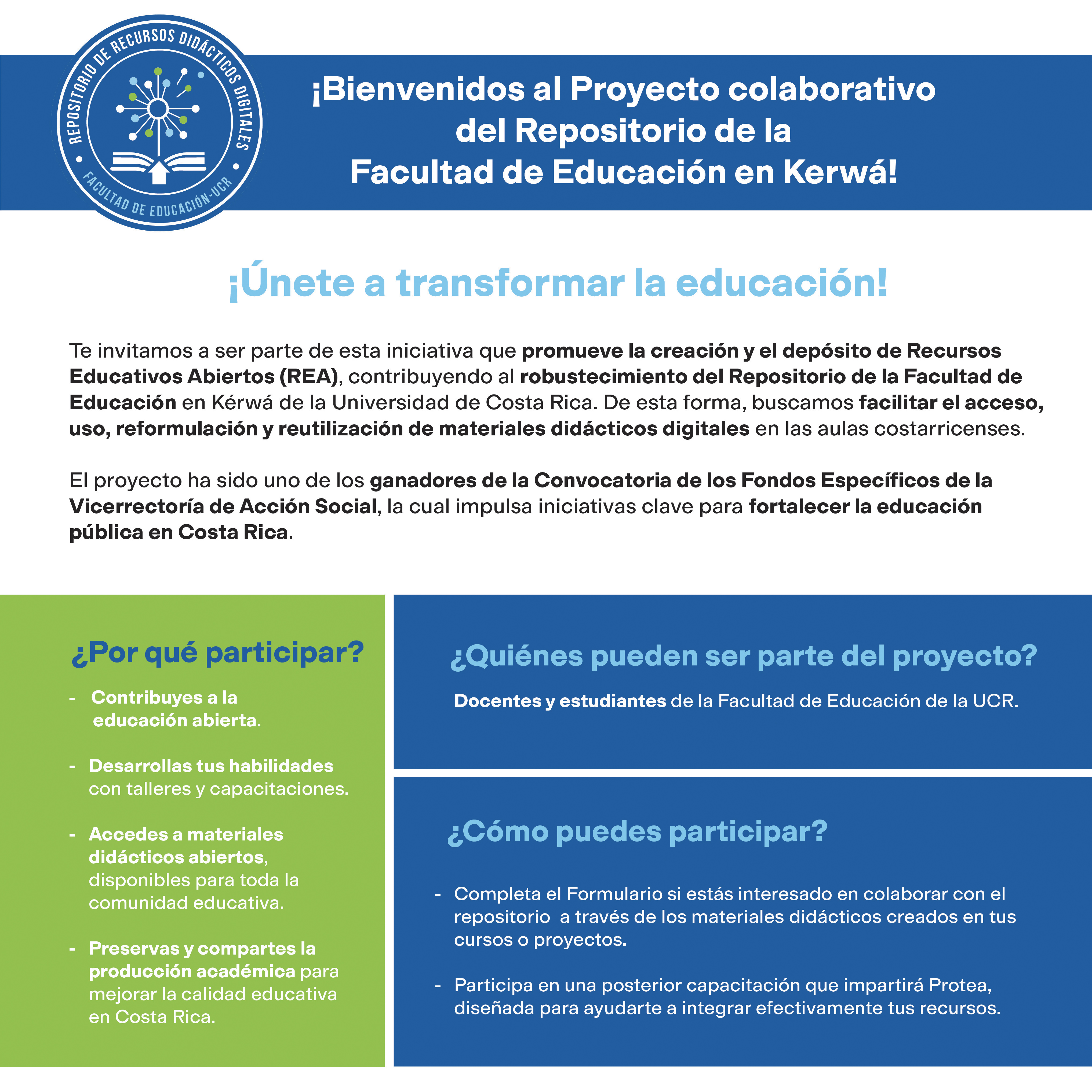 Repositorio de Recursos Didácticos Digitales de la Facultad de Educación UCR