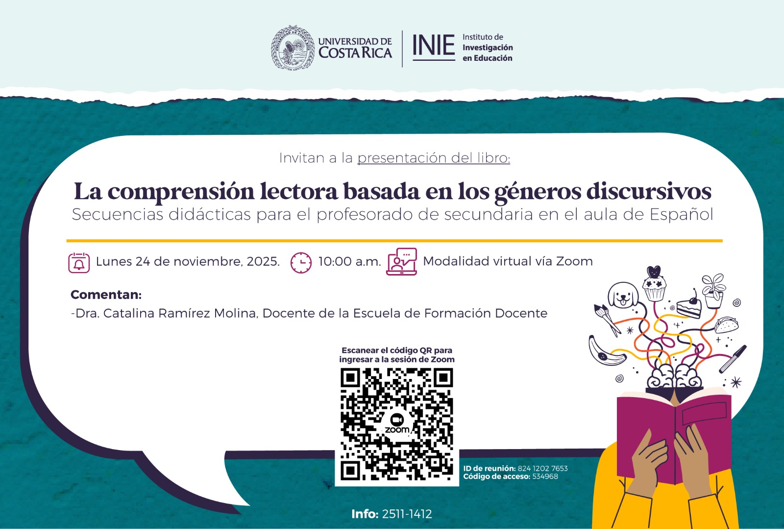 Presentación del libro: La comprensión lectora basada en los géneros discursivos