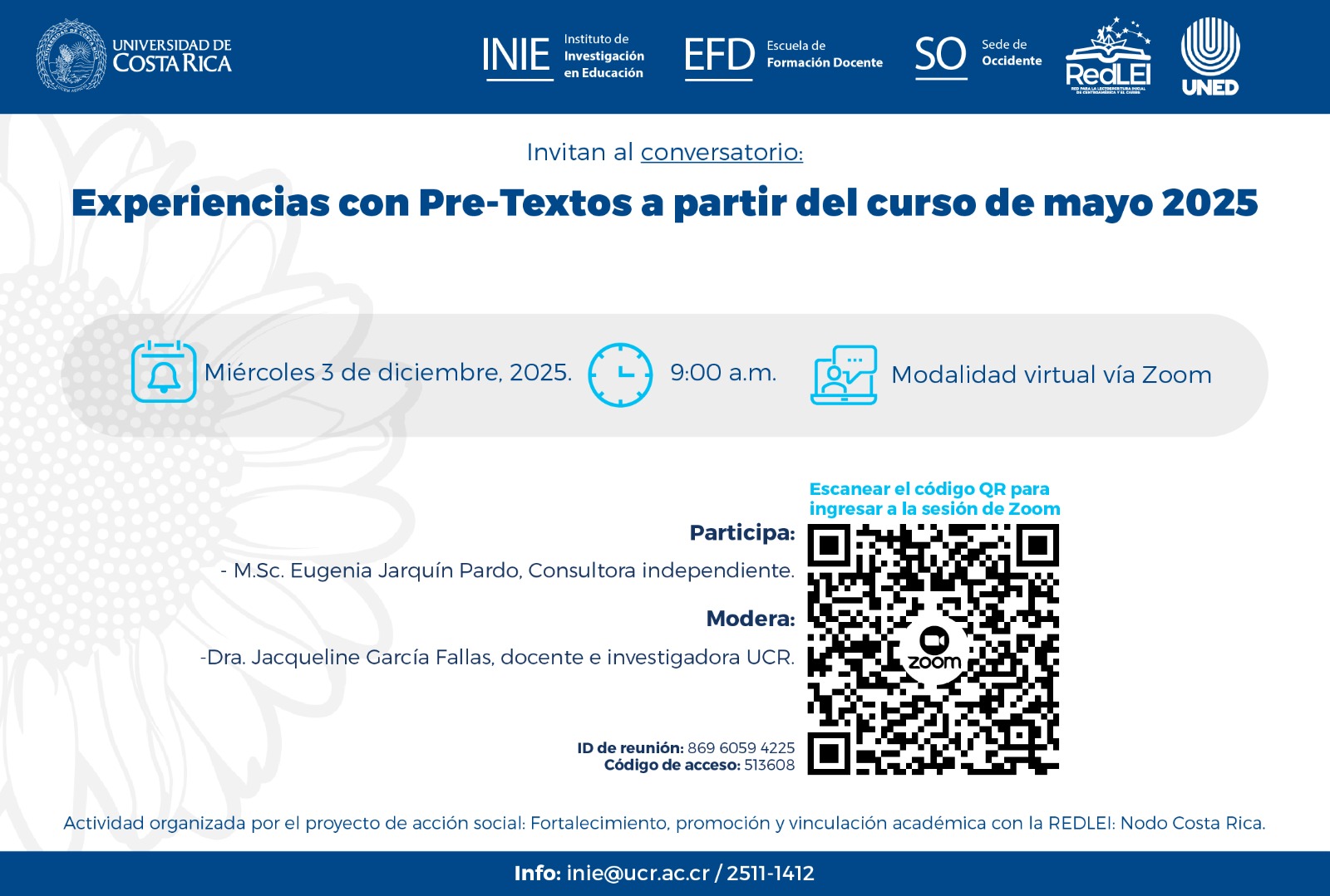 Conversatorio: Experiencias con Pre-Textos a partir del curso de mayo 2025