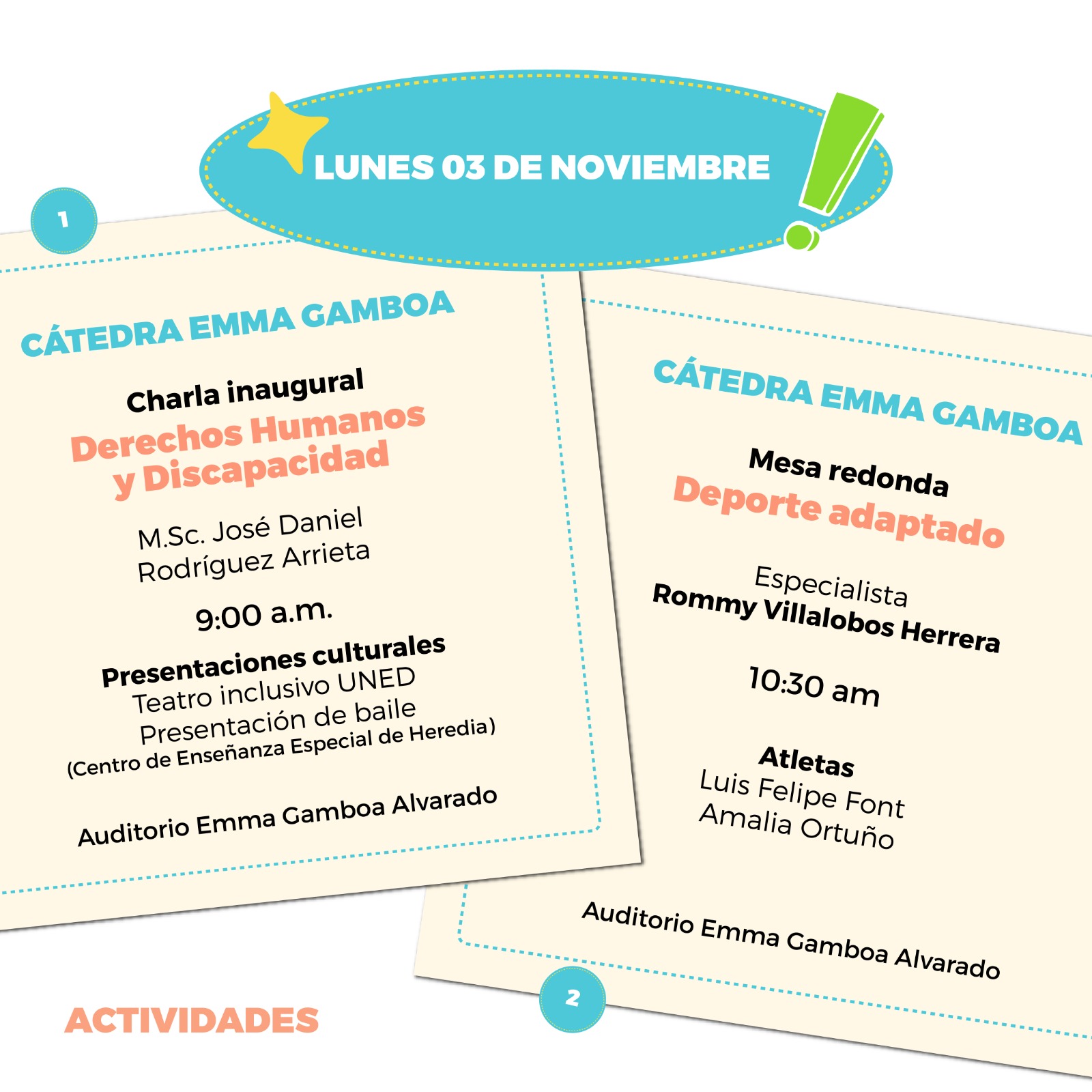 Cátedra Emma Gamboa: Derechos Humanos y Discapacidad