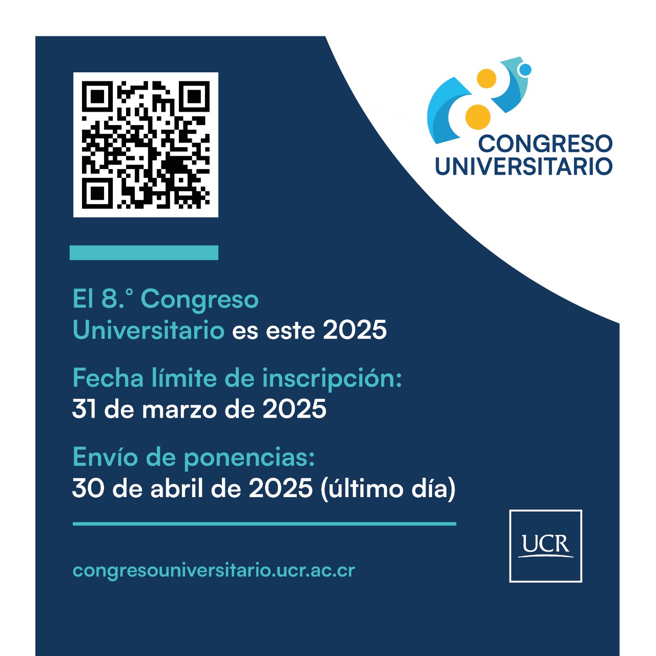 Inscripción abierta: Octavo Congreso Universitario 2025