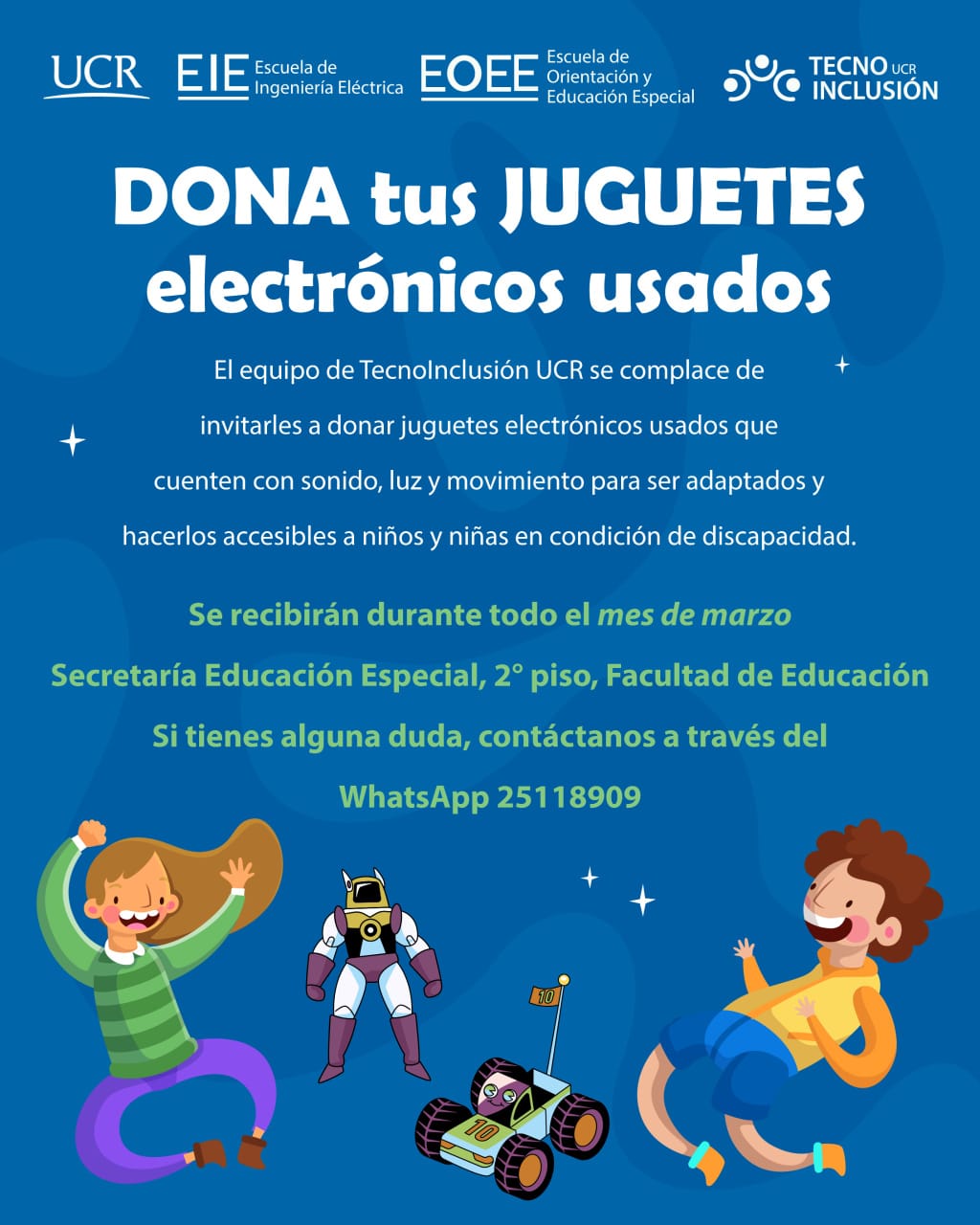 Recolecta de Juguetes electrónicos usados