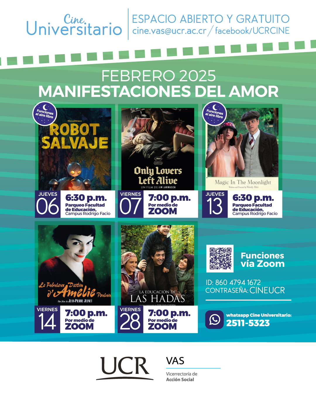 Cine Universitario en Febrero 2025