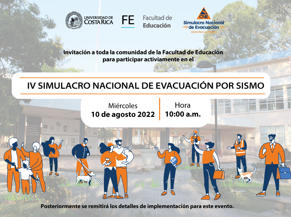 Invitación a participar en el IV Simulacro Nacional de Evacuación por Sismo