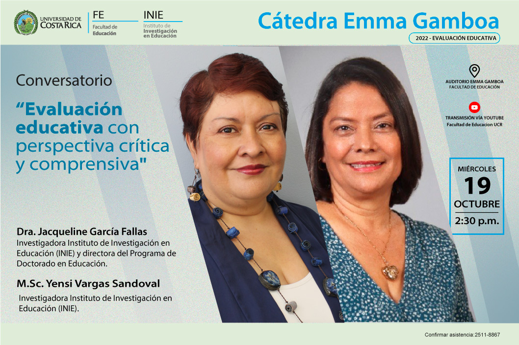 Cátedra Emma Gamboa: "Evaluación educativa con perspectiva crítica y comprensiva".