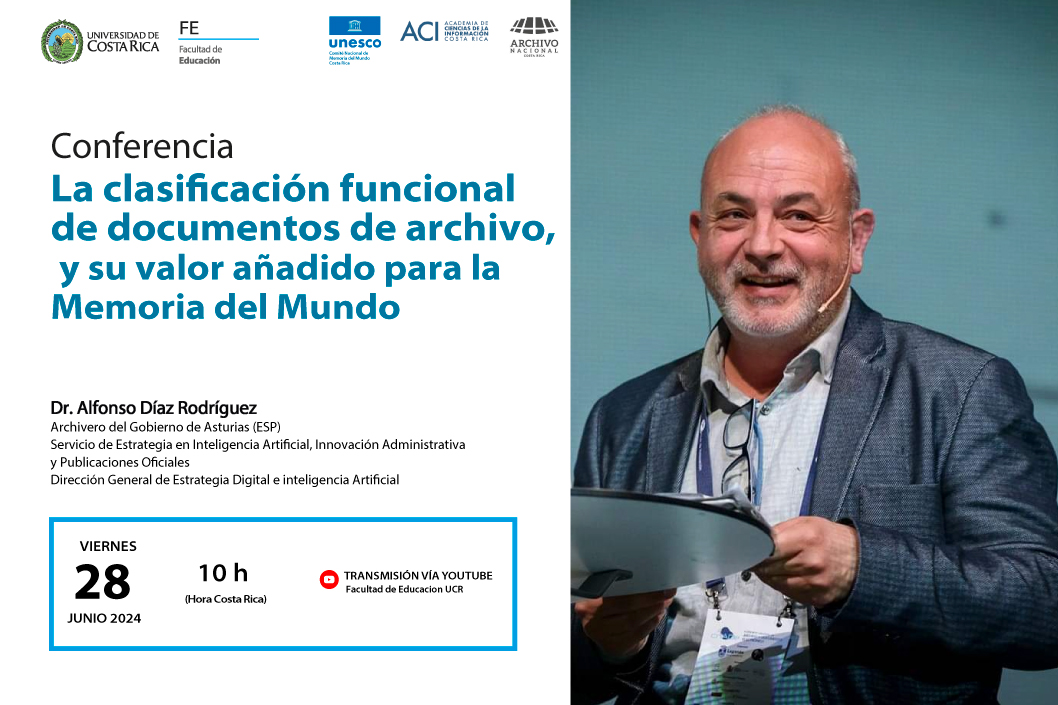 Conferencia: La clasificación funcional de documentos de archivo, y su valor añadido para la Memoria del Mundo