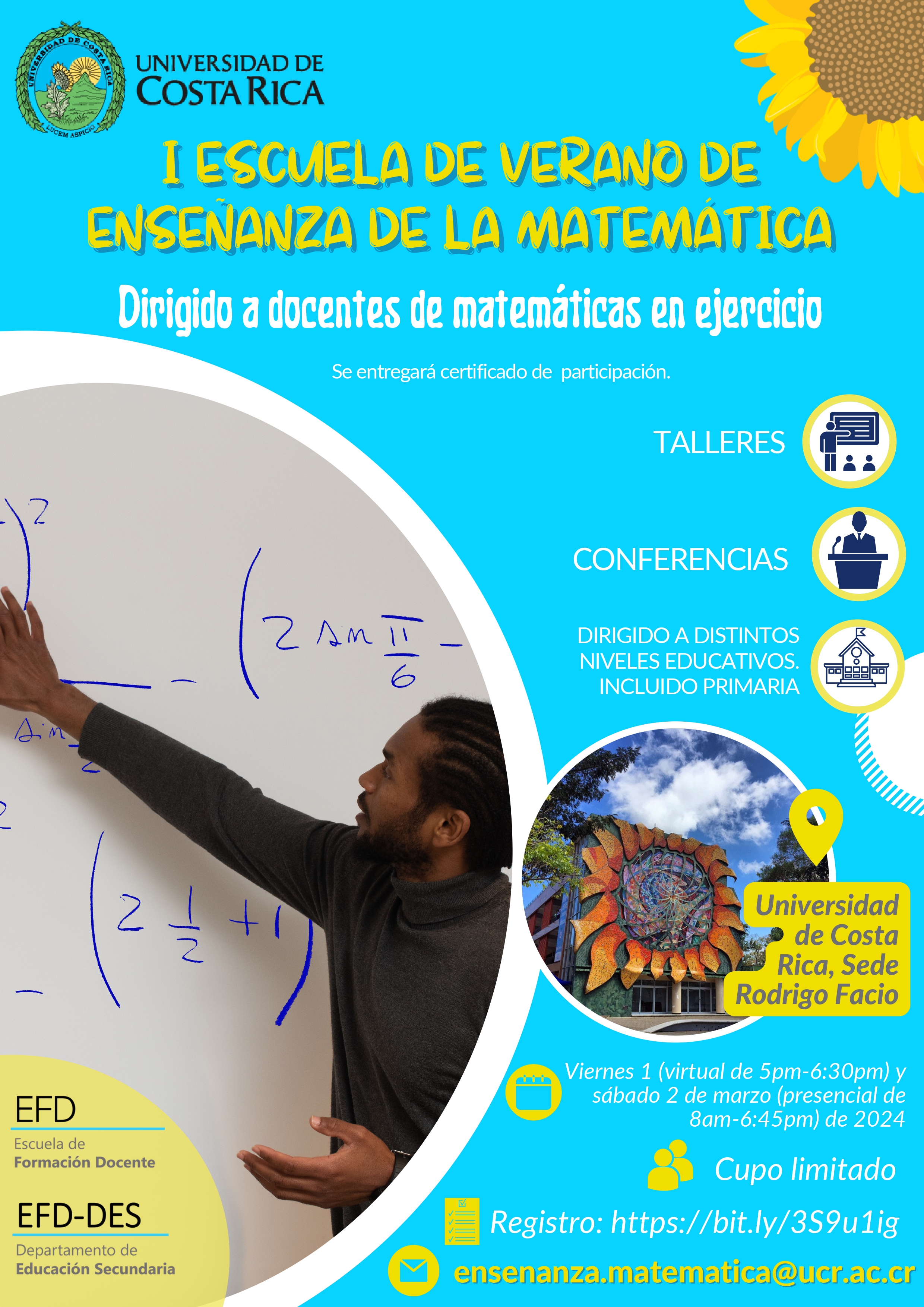 Primera Edición de la Escuela de Verano en Enseñanza de la Matemática: Un aporte para la actualización continua del profesorado