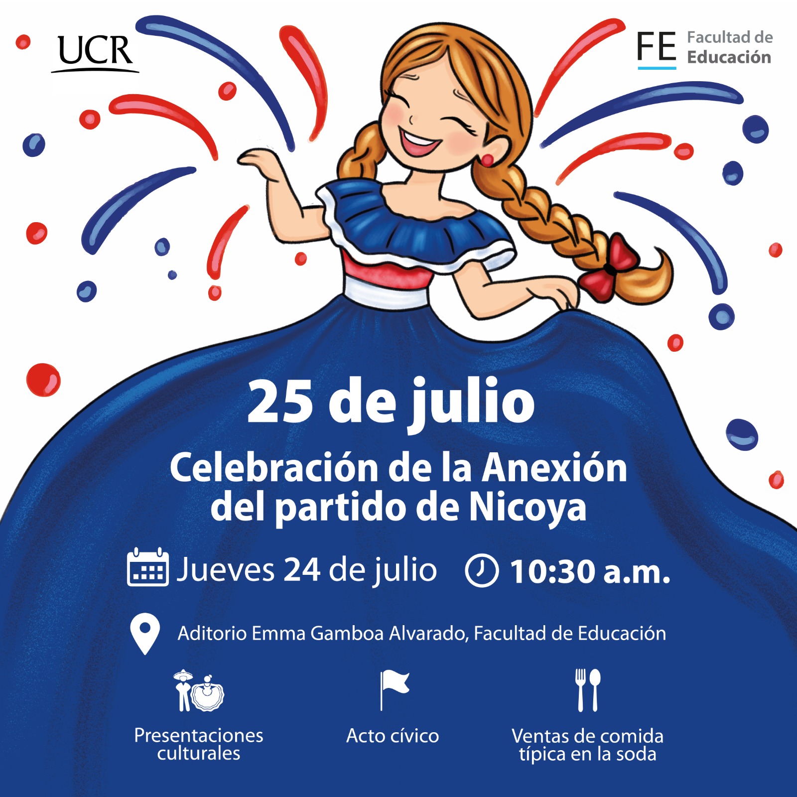 Celebración de la Anexión del Partido de Nicoya