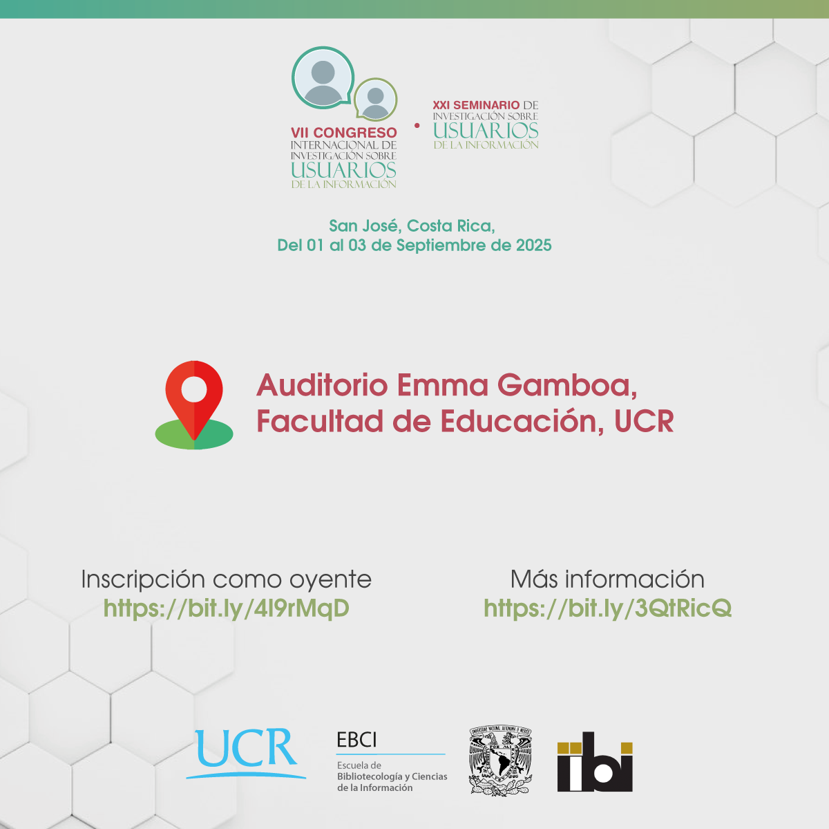 VII Congreso Internacional de Investigación sobre Usuarios de la Información (CIISUI 2025)
