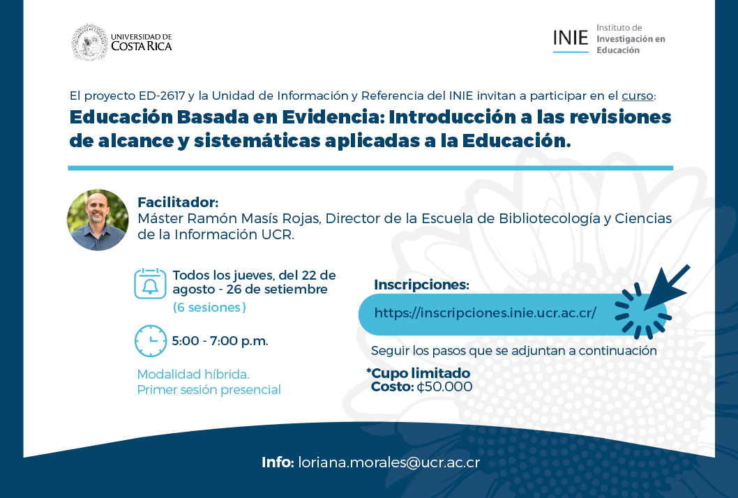 Educación Basada en Evidencia: Introducción a las revisiones de alcance y sistemáticas aplicadas a la Educación.