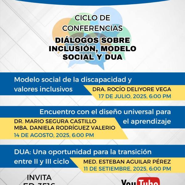 Ciclo de Conferencias: Diálogos sobre Inclusión, Modelo Social y DUA