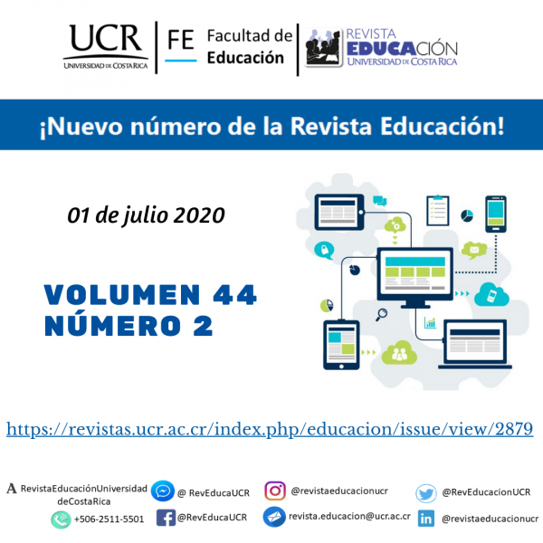 Nuevo número de la Revista Educación