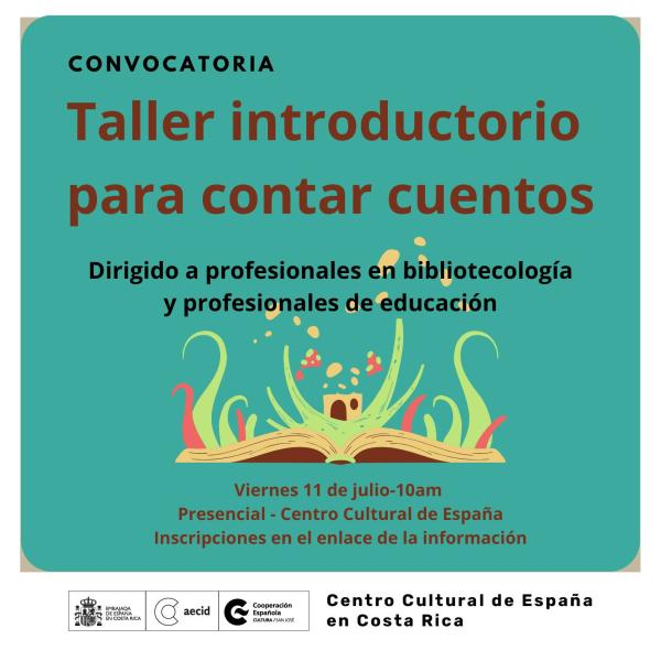Convocatoria: Taller introductorio para contar cuentos